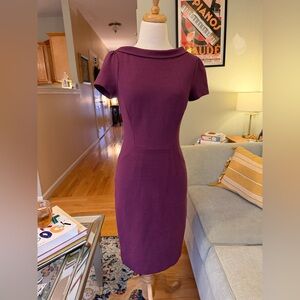 Boden Purple Sheath Knit Dress